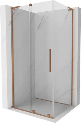 Zdjęcie produktu dla Kabina prysznicowa Mexen Velar L 110x75 cm, miedź szczotkowana