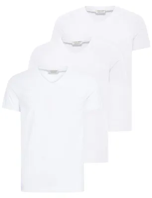 Produktbild von Casual Friday CFLINCOLN Herren T-Shirt Kurzarm Shirt Baumwollmischung Slim Fit