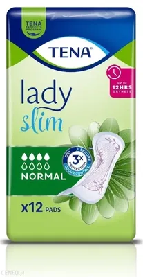 Obrázek produktu pro Anatomick vloky pro dmy Tena Lady Slim, Normln, 12 ks