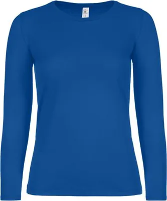 Obrázek produktu pro Dámské tričko, dlouhý rukáv - B&C #E150 LSL/W - royal blue - velikost 2XL