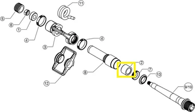 Obrázek produktu pro Jehlové ložisko pedálu Crankbrothers Nadellager, 10x14x12mm