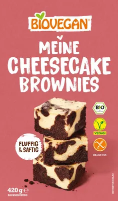 MIESZANKA NA SERNIKOBROWNIE BEZGLUTENOWA BIO 420 g - BIOVEGAN