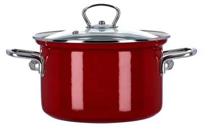 Obrázek produktu pro BELIS Smaltovaný hrnec se skl. poklicí ECO-CERAMIC 20 cm/3,6l