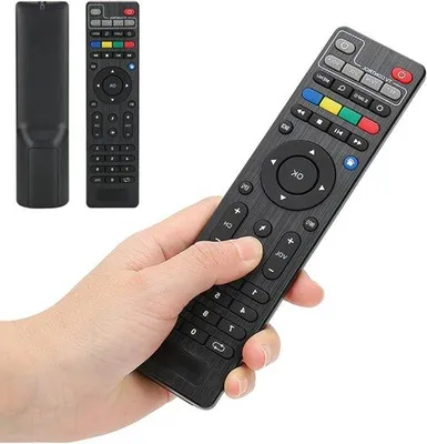 Productafbeelding van Afstandsbediening voor TV-ontvanger, geschikt voor modellen TVIP412, TVIP415, TVIP605, kleur: zwart