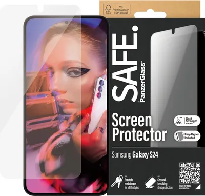 Image de PanzerGlass SAFE. by ® Screen Protector Samsung Galaxy S24 | Ultra-Wide Fit w. EasyAligner