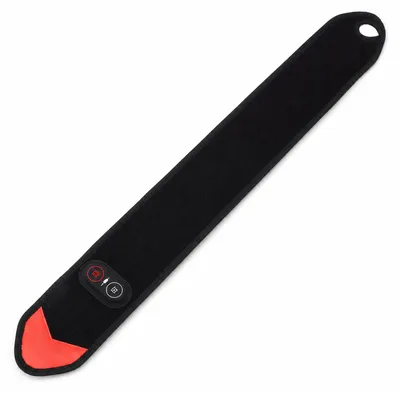 Produktbild von Nackenmassagegerät elektrisch, Wärme Massagegerät mit 3 Stufen, Vibrationsmassage und Rotlicht 660nm 850nm, wiederaufladbar für unterwegs
