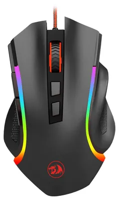 Zdjęcie produktu dla REDRAGON M607 Griffin, Po prawej stronie, USB Typu-A, 7200 DPI, 1 ms, Czarny