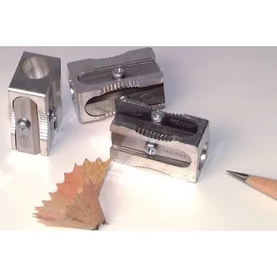 Produktbild von KUM 4064900001228, Manueller Bleistiftspitzer, Silber, 8 mm, 26 mm, 18 mm, 12 mm