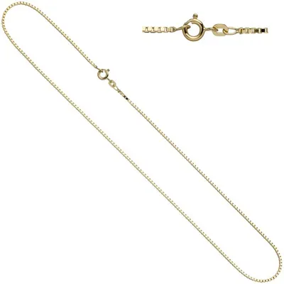 Immagine prodotto di JOBO Catena veneziana in oro giallo 333, 1,5 mm, 42 cm, collana in oro con anello a molla