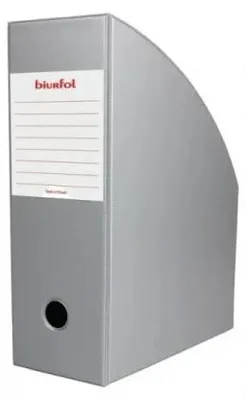 Zdjęcie produktu dla Pojemnik na dokumenty 10cm silver - Biurfol