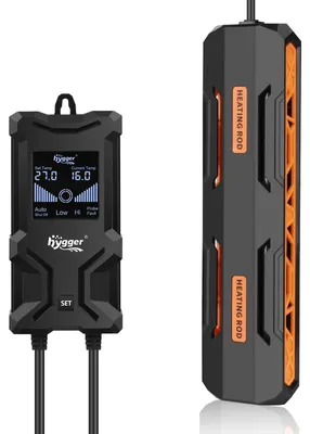 Immagine prodotto di Riscaldatore per acquario - 1200 W - Sommergibile - Display LCD - Per 500 a 1000 litri