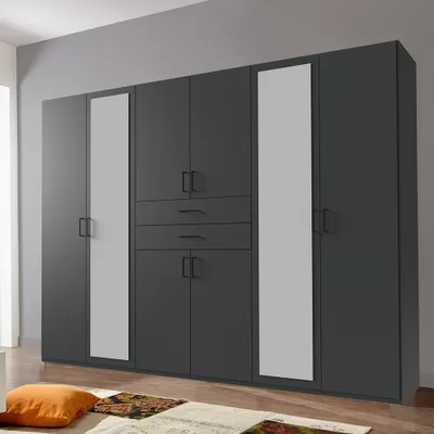 Produktbild von Kleiderschrank 270cm in graphit, DUNBAR-43