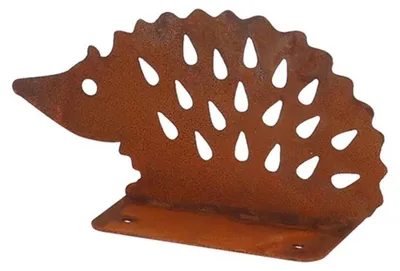 Produktbild von Esschert Design | Gartendeko - Igel - Metall - Rostoptik - Rustikale Gartenfigur - Charmante Außendeko