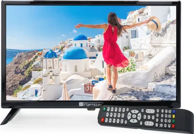 Produktbild von RED OPTICUM 19 Zoll (48cm) TV LE19T30921 - inkl. KFZ Adapter und DVB-T Antenne - Camping Fernseher 12V / 230V Betrieb mit Triple Tuner (DVB-C/-S2/-T2) CI+ Steckplatz USB 2.0 HDMI PVR-Funktion