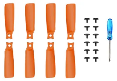 Image de Pour le drone DJI Flip BRDRC 2 paires de pales d'hélice de rechange colorées Orange