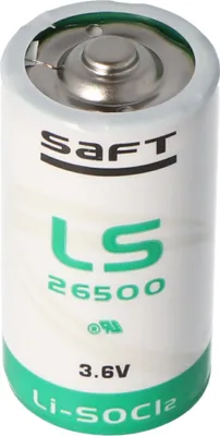 Produktbild von Batterie Li-SOCl2, LS26500, C, 3.6V, 8500mAh Bulk (1-Pack)