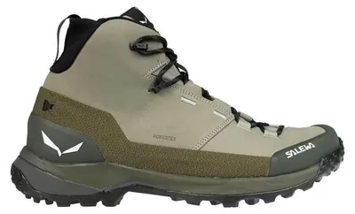 Obrázek produktu pro Pánské vysoké trekové boty Salewa Puez Leather Mid PTX, khaki, velikost 7,40,5