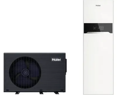 Produktbild von Wärmepumpe Haier Komplettset Luft/Wasser HPM16-TND2-H + HPM14(16)-TND2-WW1