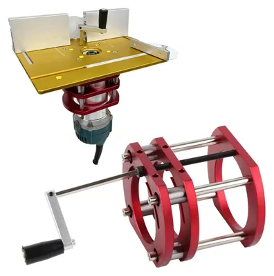 Productafbeelding van Omgoods - Routerlift met 4 Klemmen voor Precisiewerkzaamheden