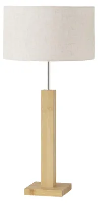 Produktbild von Tischlampe mit Bambussockel BENITO, 57 cm