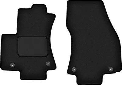 Obrázok produktu pre Predné Velúrové autokoberce Standard na mieru pre: OPel Zafira A (1999-2005, ) černé, sada 2 ks, s úchyty