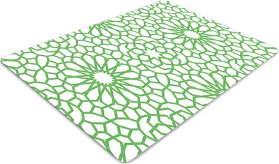 Produktbild von Stuhlunterlage Bürostuhlunterlage 120 cm x 90 cm Bodenmatte Bürostuhlunterlage - Orientalische Blume.