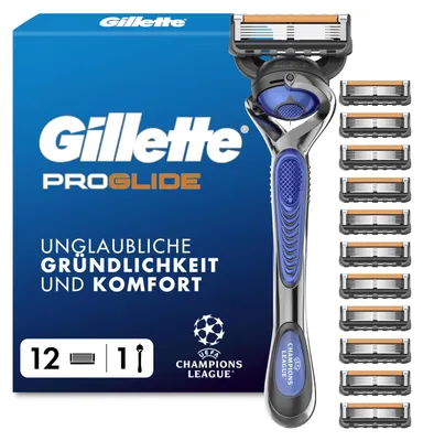 Zdjęcie produktu dla Maszynka do golenia Gillette Fusion 5 Proglide wraz z 12 ostrzami