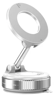 Produktbild von Vakuum Magnetischer Handyhalterung Auto für MagSafe, 360° Drehbar, Weiß
