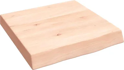 Obrázok produktu pre vidaXL Nástenná polica 40x40x(2-6) cm dubový masív neošetrený