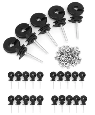 Immagine prodotto di Solidchoice - Set di 25 isolatori per recinzioni elettriche
