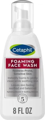 Produktbild von Cetaphil Cleansing Foam, Rötungen lindernder Schaum, reinigt und beruhigt empfindliche und gereizte Haut, 237gr