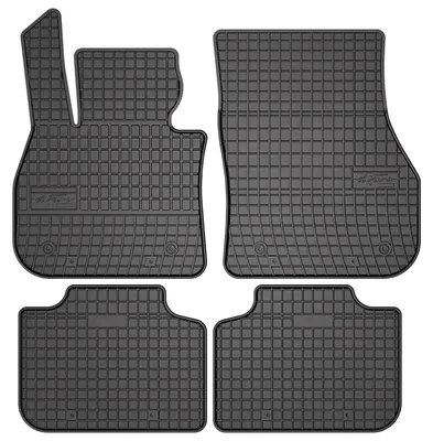 Produktbild von Gummi-Fußmatten für BMW X1 U11 2022- (Crossover) – 4-tlg, Schwarz, passgenau – Wielganizator SolidPRO