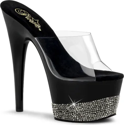 Produktbild von ADORE-701-3 Damen Slipper von Pleaser, Transparent EU 38, US 8