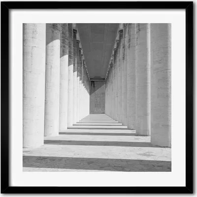 Produktbild von Bild - 50 cm x 50 cm - MDF - Rahmen, Wandkunst - Flur