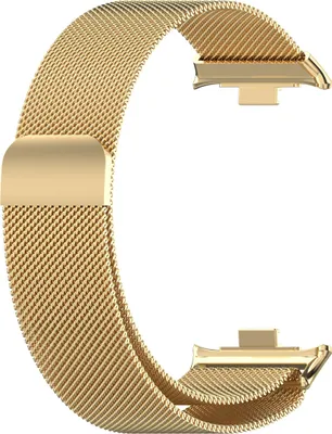 Produktbild von BStrap Milanese Armband für Xiaomi Redmi Watch 4, gold