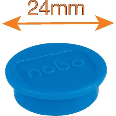 Immagine prodotto di Nobo confezione da 10 magneti per lavagna bianca - 24 mm - colori assortiti
