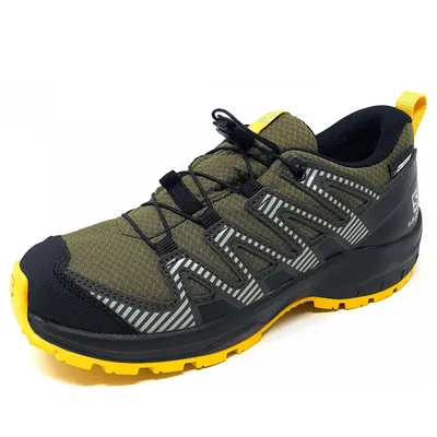 Produktbild von Salomon XAPro V8 CSWPJ Jungen Wanderschuh in Grün, Größe 33