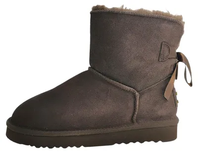 Produktbild von OOG Damenschuhe Gefüttert Schaftstiefel Braun Freizeit