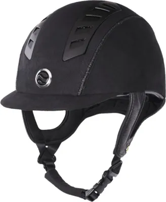 Image de Casque d'équitation BACK ON TRACK EQ3 en microfibre avec technologie MIPS