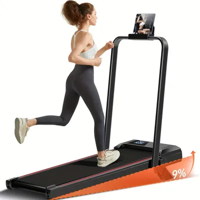 Produktbild von Laufband - Bewegungsband - Laufmaschine - Trainingsgerät - Fitnessgerät - Klappbar, kompaktes Design