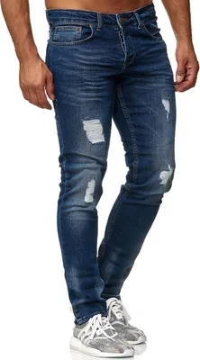 Produktbild von Tazzio Herren Jeans im Destroyed Look 16525 Blau 33/30