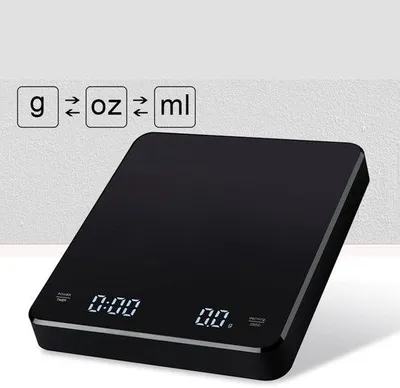 Obrázek produktu pro Elektronická kuchyňská váha s nosností 3 kg, časovačem a přesností 0,1 g