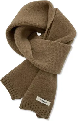 Produktbild von Merino Wollschal Damen Herren Uni – Warmer weicher Strickschal aus Merino Wolle, A0701