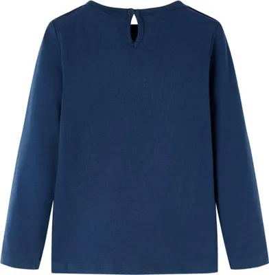 Produktbild von vidaXL Kinder-Langarmshirt Marineblau 92