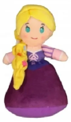 Image de Peluche disney : princesse raiponce 17 cm - doudou nicotoy