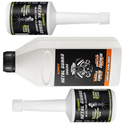 Produktbild von Metal Guard Engine + Injector Cleaner Set 900 ml Motoröl Additiv Kraftstoffzusatz Diesel Benzin DPF EGR Einspritzdüsen Reiniger