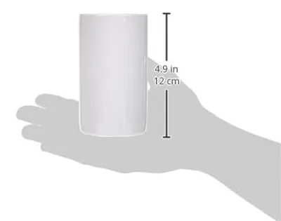 Imagen del producto de Spirella 7610583160614, Soporte de cepillos de dientes de pie, porcelana, blanco, 70 mm, 70 mm, 115 mm