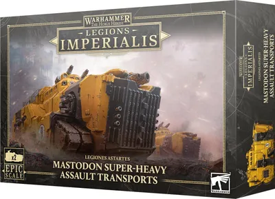 Zdjęcie produktu dla Warhammer: Horus Heresy - Legiones Astartes - Mastodon Super-Heavy Assault Transports (2 figurki)