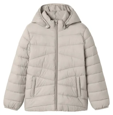 Productafbeelding van Name It meisjesjas Nkfmarble, kleur Moonbeam, modelnummer Numeric_122