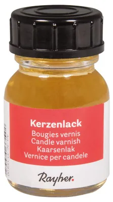 Kerzenlack auf Wasserbasis, 25 ml, transparent
